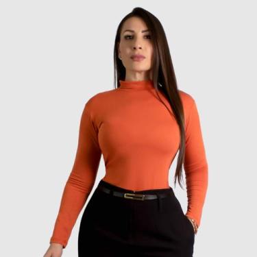 Imagem de Blusa Social Feminina Manga Longa Cacharrel Segunda Pele - Swiss Bouti