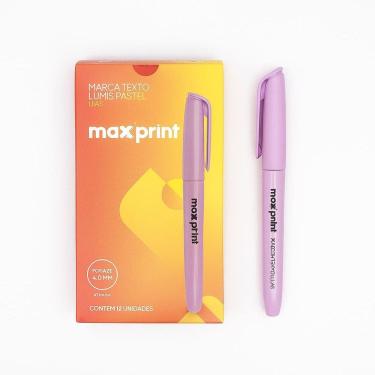 Imagem de Caneta Marca Texto Lumis Pastel Maxprint Un Lilas Pastel
