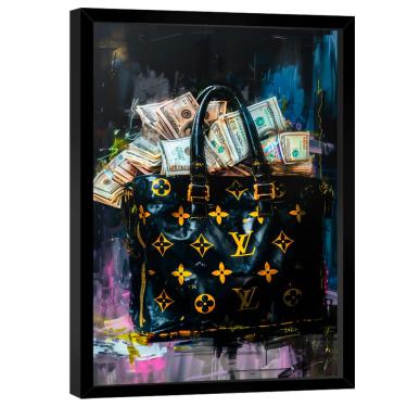 Imagem de Quadro Decorativo Bolsa de Dinheiro