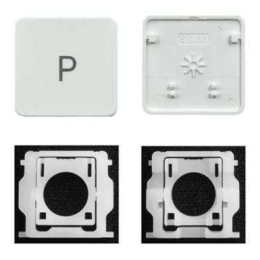 Imagem de GRMTRV Dobradiça individual de substituição para teclado Magic A2438 A2439 A2449 A2450 A3118 A3203 2021-2024 Ano (P)