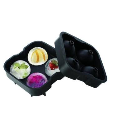 Imagem de Forma gelo bola grande silicone bola 4em1 drinks com funil - Yeet