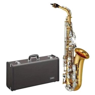 Imagem de Saxofone Alto Yamaha Sax YAS26 Yas-26 Com Case
