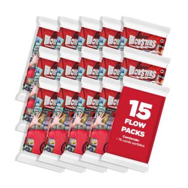 Imagem de Kit 15 Flow Pack Cards Elo Monsters Enaldinho - Novo - Editora Pixel