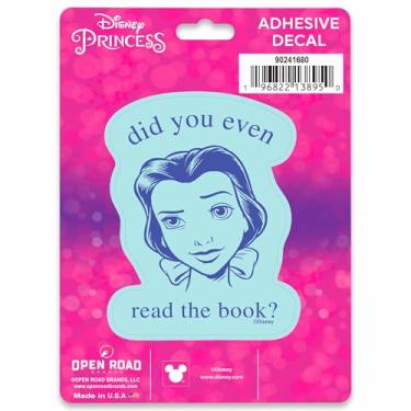 Imagem de Adesivo de vinil da Princesa Bela da Disney - Adesivo divertido de A Bela e a Fera - Você leu o livro?
