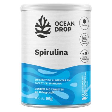 Imagem de Spirulina Ocean Drop 400mg 240tabs