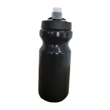 Imagem de Colaxi Garrafa de água esportiva Squeeze 620ml Garrafa leve para beber Copo de água para exercícios de futebol e beisebol, Preto