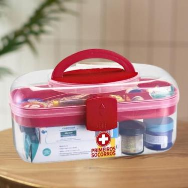 Imagem de Maleta de Medicamentos Caixa Cosmetic Box Primeiros Socorros Tamanho G