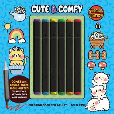 Imagem de Livro de Colorir - Cute & Comfy Coloring Book for Adults Bold Easy Special Edition
