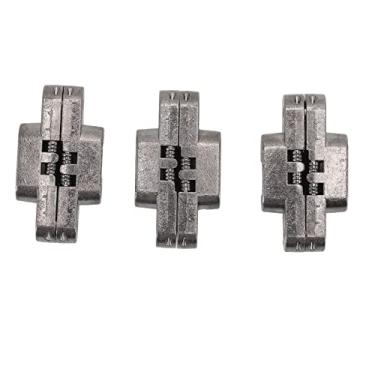 Imagem de Generic Dobradiças de Porta, Liga de Zinco, Dobradiças de Fechadura de Porta de 180 Graus, 3 Peças, 43mm, Rolamento Invisível de 22 Lb para Mesas Dobráveis