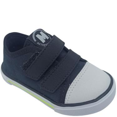 Imagem de Molekinho, Tênis Molekinho Menino Bebê com Detalhe em Costura (Preto/Branco, BR, Bebê, Numérico, 23)