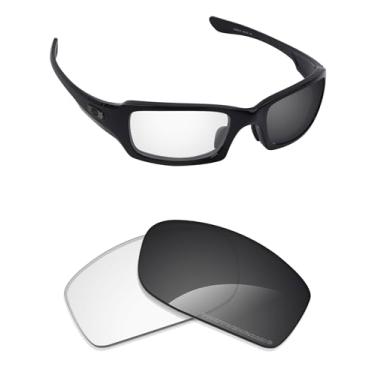 Imagem de Alphax Lentes de substituição fotocromáticas cinza Adapt para Oakley Fives Squared OO9238