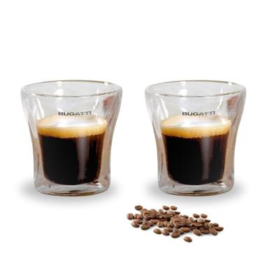 Imagem de Conjunto 2 Copos Shots de Parede Dupla Licor 100ml Bugatti