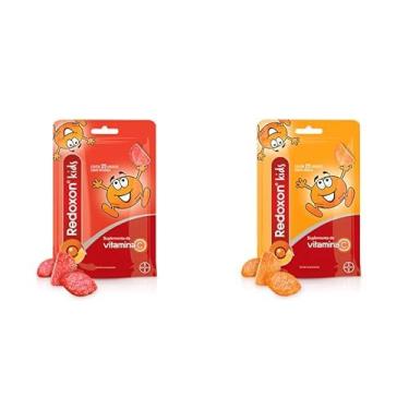 Imagem de Redoxon Kids Vitamina, Sabor Morango e Sabor Laranja 50 gomas