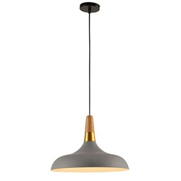 Imagem de CHENKUI E27 Lustre base nórdica moderna luz de teto macaron luminária pendente estilo simples abajur de madeira maciça luminárias penduradas para restaurante, bar, café, sala de jantar