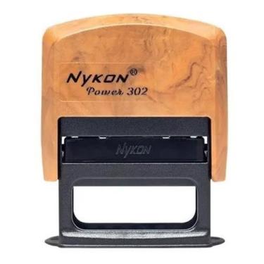 Imagem de Carimbo Automático Nykon 302 Amadeirado