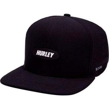 Imagem de Boné Hurley Fastplate Masculino, Preto, ADULT