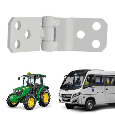 Imagem de Dobradiça Externa P/ Porta Ferro Agrícola Ônibus E Uso Geral
