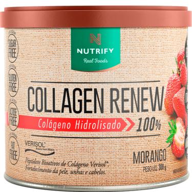 Imagem de Kit 2X: Collagen Renew Colágeno Morango Nutrify 300g