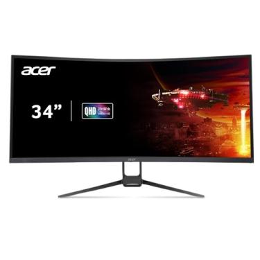Imagem de Acer Monitor de jogos Nitro 86.4 cm Curvo UWQHD | Painel VA | Ultrarrápido | 180Hz | 0,5 ms (GTG min) | AMD FreeSync Premium | HDR10