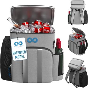 Imagem de Mochila térmica Everlasting Comfort para 54 latas, macia, para piquenique, acampamento e almoço, à prova de vazamento, à prova de areia, resistente à água e leve