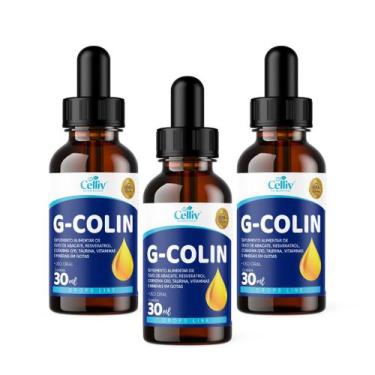 Imagem de Kit Com 3 - G-Colin (Óleo de Abacate + Resveratrol + Coenzima Q10 + Ta