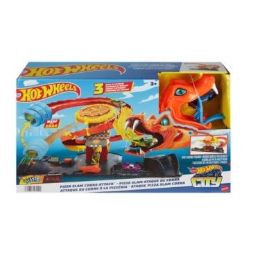 Imagem de Hot Wheels Pista City Ataque Da Cobra Pizzaria Mattel