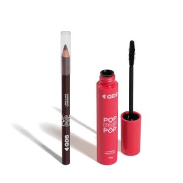 Imagem de Combo POP: Máscara Para Cílios 10g + Lápis Marrom Para Olhos 1,1g