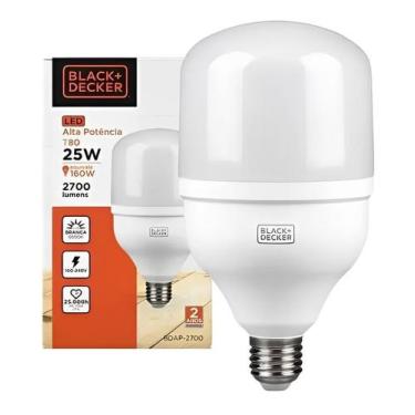 Imagem de Lâmpada Led 50W Bulbo Biv 6500K (Branca) - Black+Decker - Black-decker