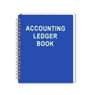 Imagem de Livro contábil, registros de cheques para talão de cheques pessoais, 21,6 cm × 16,5 cm, registros de transações contábeis em branco para banco pessoal ou comercial, conta econômica, cartão de depósito