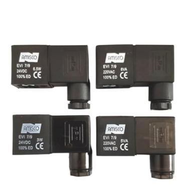 Imagem de Bobina de válvula solenoide EVI 7/9 AC220V DC24V 6VA 6,5W 5VA 3W 5,5VA 4,8W (DC24V 4,8W)
