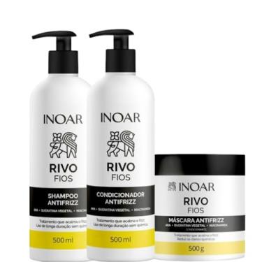 Imagem de Kit Inoar Rivo Fios shampoo 500ml + cond 500ml + máscara 500g