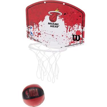 Imagem de WILSON Mini cesta de basquete da NBA Team - Miami Heat