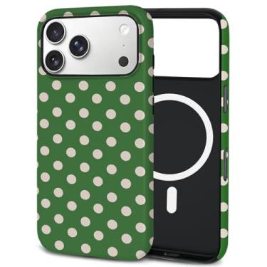 Imagem de Mokiy Capa de telefone TPU para iPhone, compatível com carregamento MagSafe sem fio, à prova de choque, capa protetora de ajuste fino com proteção antiamarelamento e câmera elevada (Ponto 1, iPhone 17