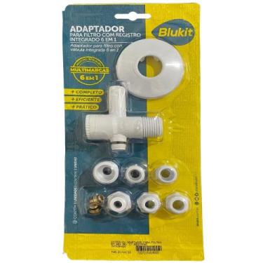 Imagem de Adaptador para Filtro com Registro Integrado 6x1 Branco - BLACK DECKER