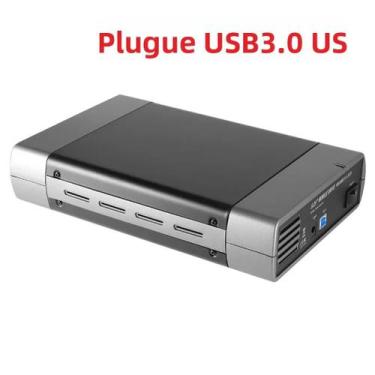 Imagem de Caixa Adaptadora Externa Para Unidade Óptica USB 2.0 3.0 SATA De 5.25 