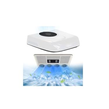 Imagem de Treeligo Ar condicionado de teto de 12 V, unidade A/C de caminhão, resfriamento para trailer automotivo, caminhão, semi-caminhão, reboque de barco, trailers, cabine de dormir