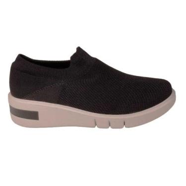 Imagem de Tênis Caminhada Casual Slip On Feminino Usaflex Am1004, 35