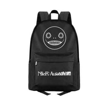 Imagem de Mochila Nier: bolsa escolar infantil Automatas 3D de algodão e poliéster