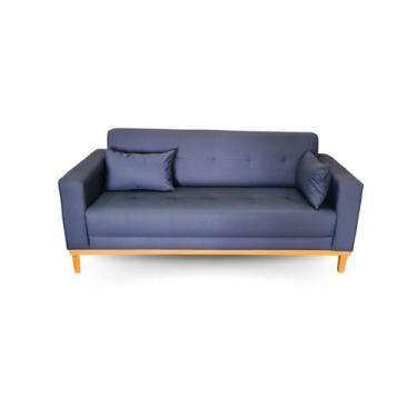 Imagem de Sofá  Gianni Tecido Acquablock Pé Base Madeira  160cm - 4R Estofados, 