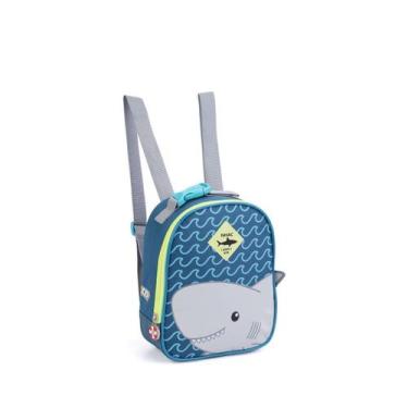 Imagem de Lancheira Térmica Infantil Creche Bichinhos Divertida - Seanite, Azul