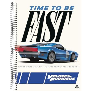 Imagem de Caderno Universitário Animativa, 1 matéria, 80 folhas, Capa Dura, Velozes & Furiosos Pacote com 4