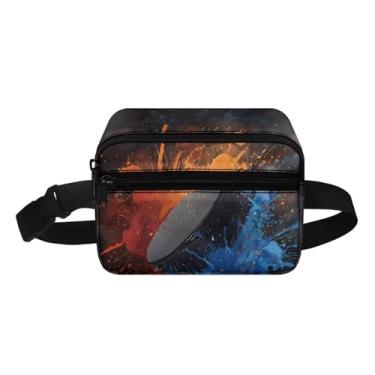 Imagem de Glkyslehks Pochetes para meninos de 4 a 8 anos, pochetes pequenas para crianças de 4 a 8 anos, Respingo de hóquei no gelo