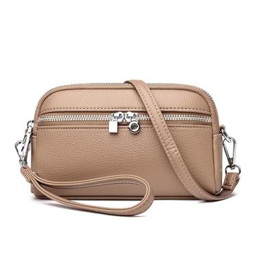 Imagem de Bolsas pequenas transversais femininas de couro vegano bolsas de ombro, Verde, Bolsas transversais