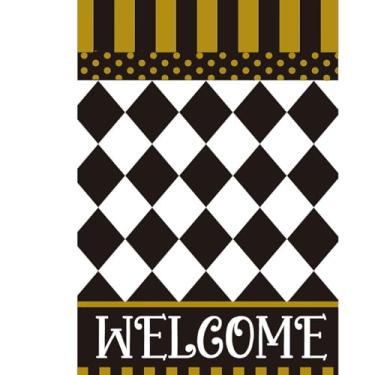 Imagem de Briarwood Lane Bandeira de casa quadriculada