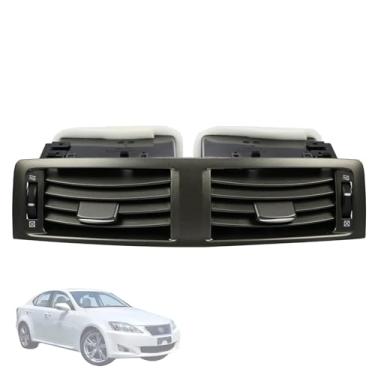 Imagem de Magimaker Painel central de saída A/C painel de ventilação 55670-53010 5567053010 compatível com Lexus IS250 IS350 IS F 2006-2009 painel central painel de instrumentos aquecedor CA ventilação de ar