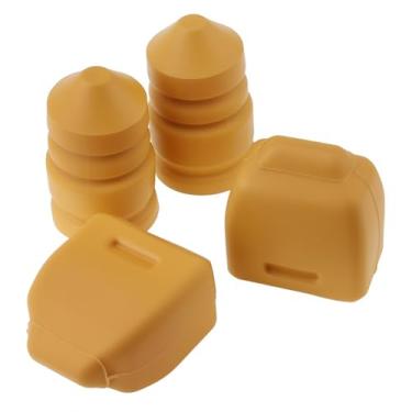 Imagem de Ocotope Kit de batente dianteiro e traseiro 52088256 52088352 - Substitui para-choques Jounce e para-choques de eixo - Compatível com Jeep Grand Cherokee 1999-2004 (conjunto de 4 peças)