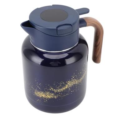 Imagem de Bewinner Bule de chá Isolado de 1300ml, Jarra de café Térmica de Liga de Ti de Aço Inoxidável 304, Dispensador de Jarra de Bebidas de água Quente Com Display Digital para Escritório