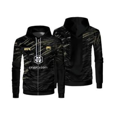 Imagem de Jaqueta Com Capuz E Zíper Para Homens UFC 2025 Nurmagomedov, Moda Casu
