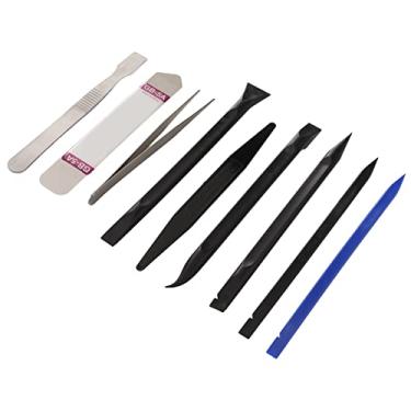 Imagem de SPYMINNPOO Kit de Ferramentas de Abertura de Tela LCD Ferramentas de Reparo de Celular de para Entusiastas de DIY para Tablet Reparadores de Laptop Plástico + Aço Inoxidável Azul/preto
