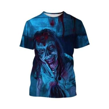 Imagem de Camiseta Com Estampa 3D Do Filme De Terror Dracula, Moda Verão, Gola R